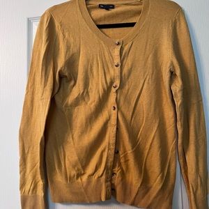 Gap cardigan, yellow, size large